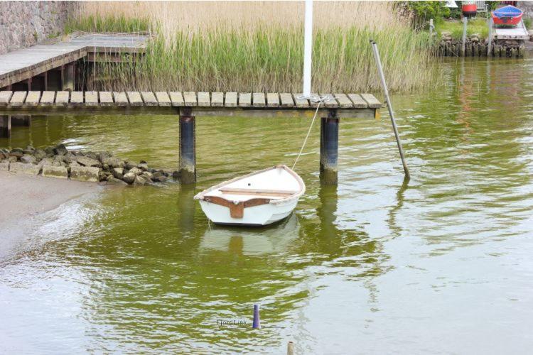 Hotel Hausboot Fjord Aries Mit Dachterrasse In Schleswig Exterior foto